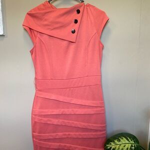 Maurice’s Women’s Medium Coral Fitted Dress